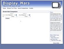 Tablet Screenshot of displaywars.com